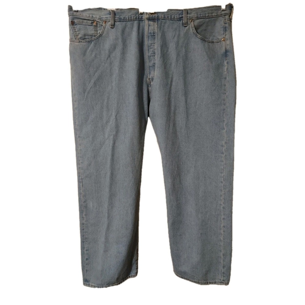 Levi Strauss & Co. Jeans 50x32 Men's 501‎ Original Blue Denim Levi Logo 5 Pocket